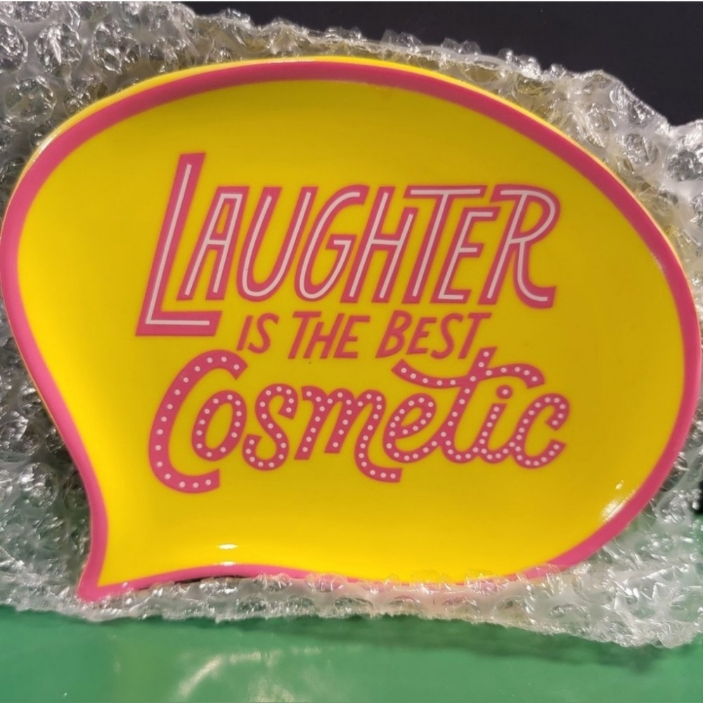 BENEFIT COSMETICS "Laughter Is The Best Cosmetic" Trinket Tray